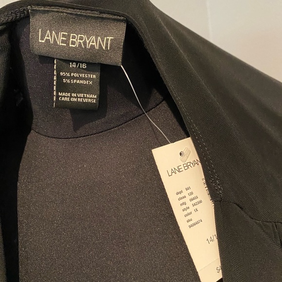 Lane Bryant Black Wrap Dress - NWT - Picture 3 of 3